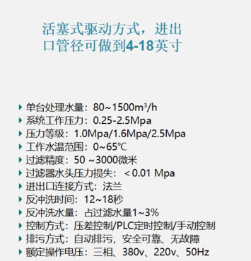 反沖洗過(guò)濾器過(guò)濾精度
